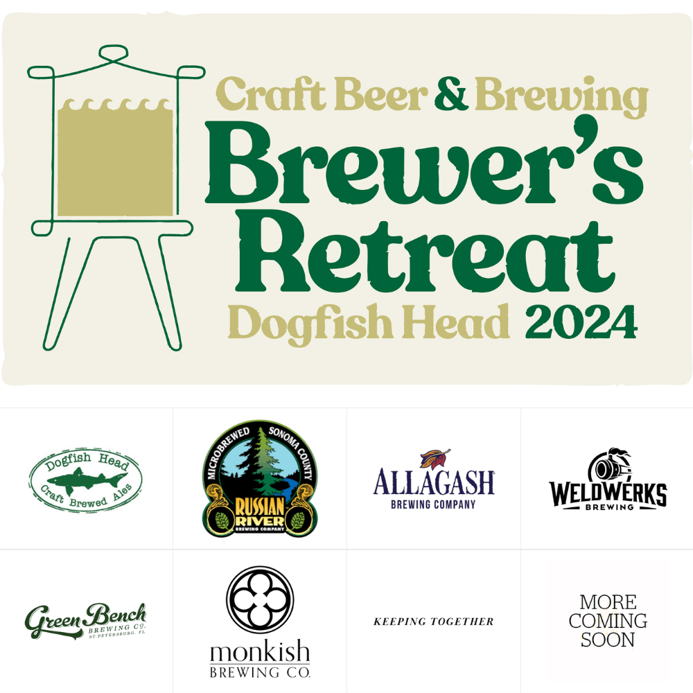 Brewers Retreat: Dogfish Head (Milton, DE, Oct 27-30, 2024)
