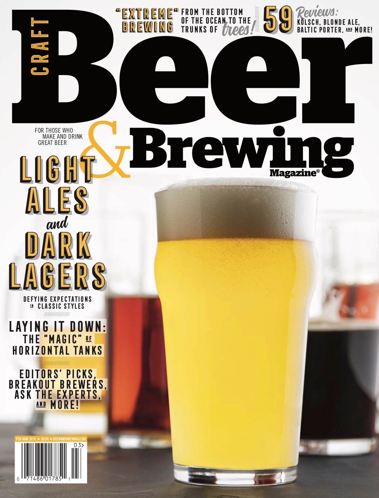 Light Ales & Dark Lagers (Feb-Mar 2019) - Craft Beer & Brewing