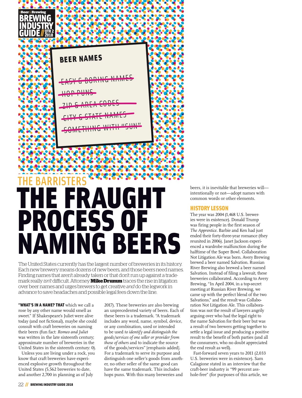 Brewing Industry Guide Q2-2018 (The Equipment Issue) - Craft Beer & Brewing