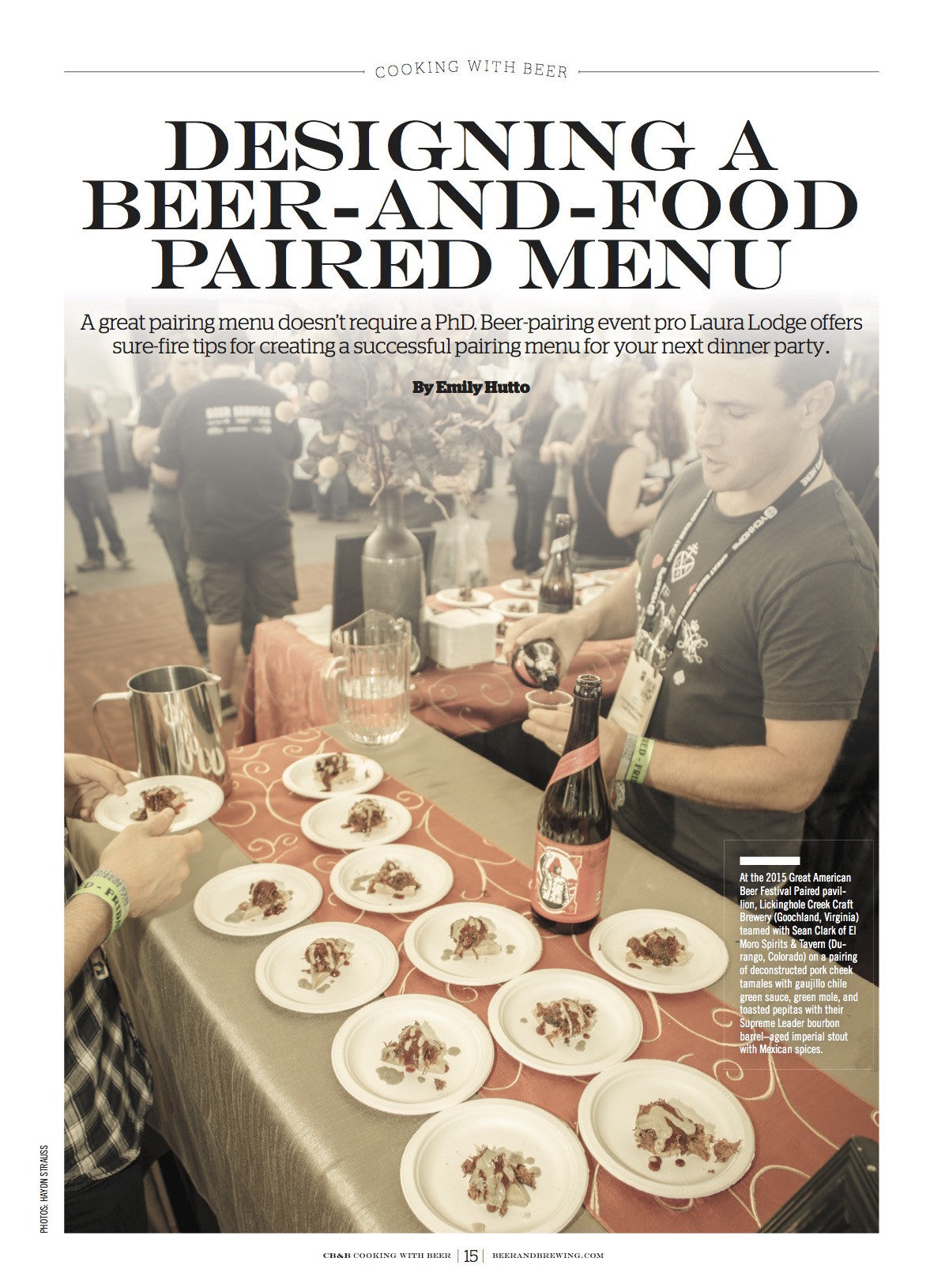 Cooking With Beer 2015 (Print) - Craft Beer & Brewing
