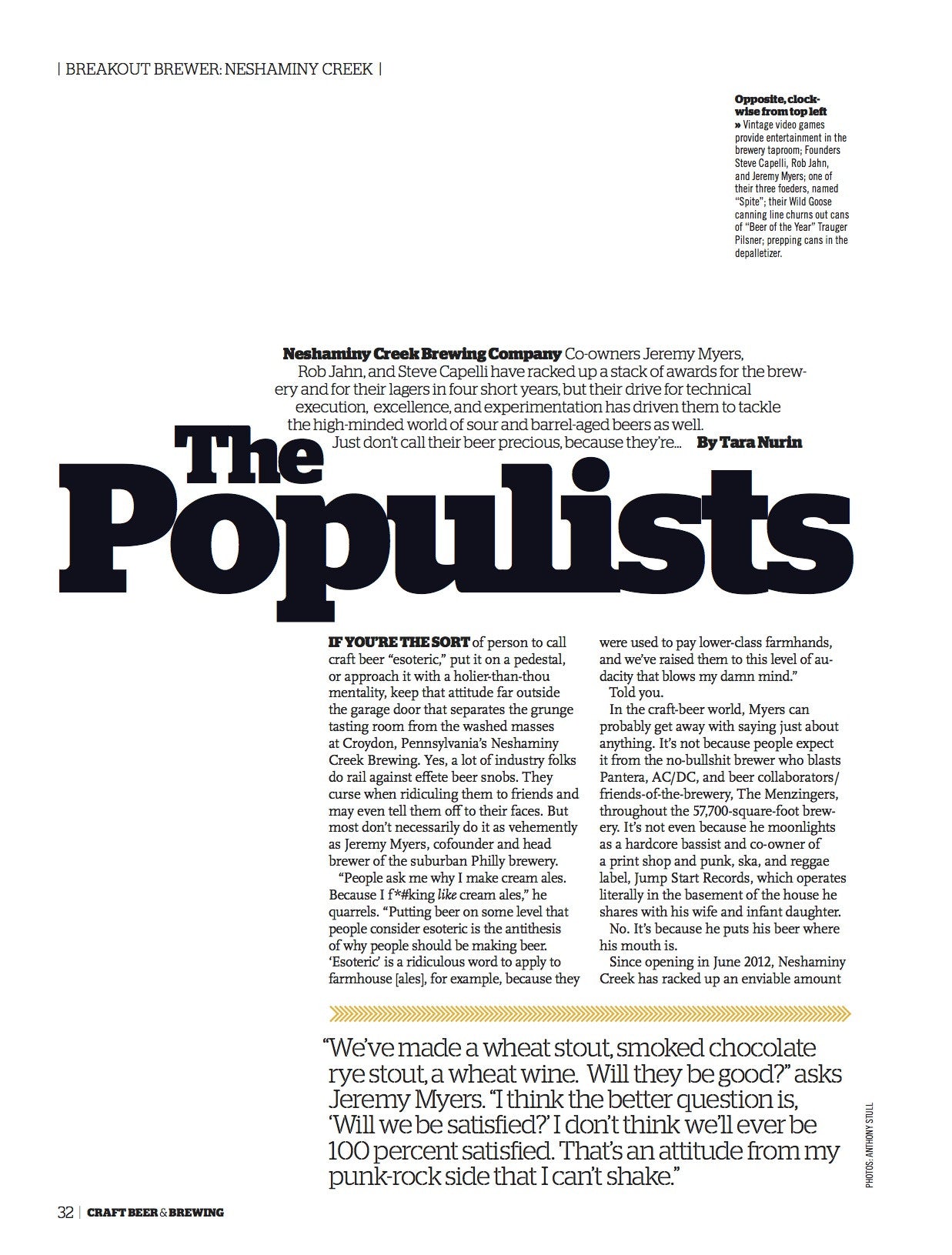 April-May 2016 Issue (Print) - Craft Beer & Brewing