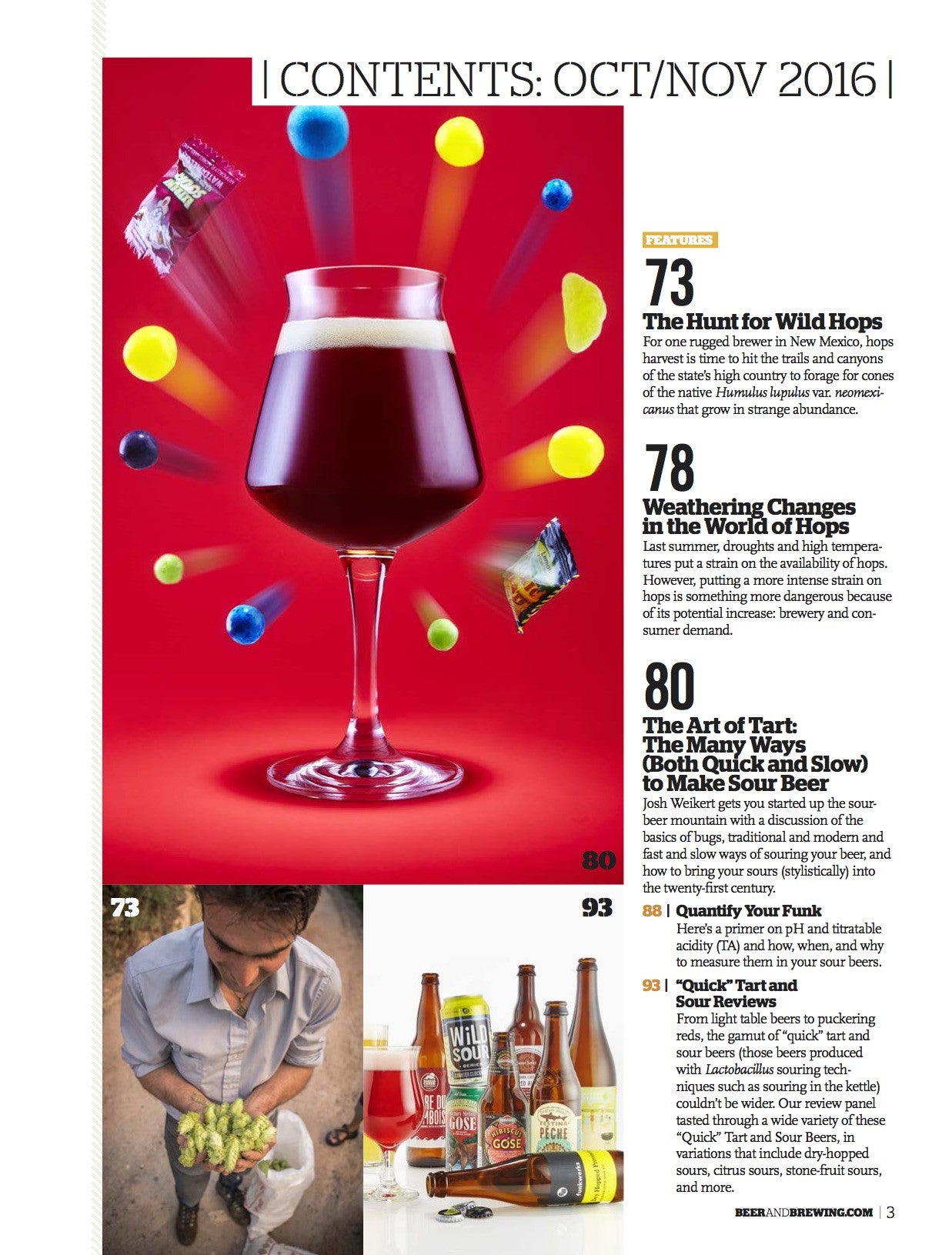 October-November 2016 Issue (The Art of Tart) - Craft Beer & Brewing