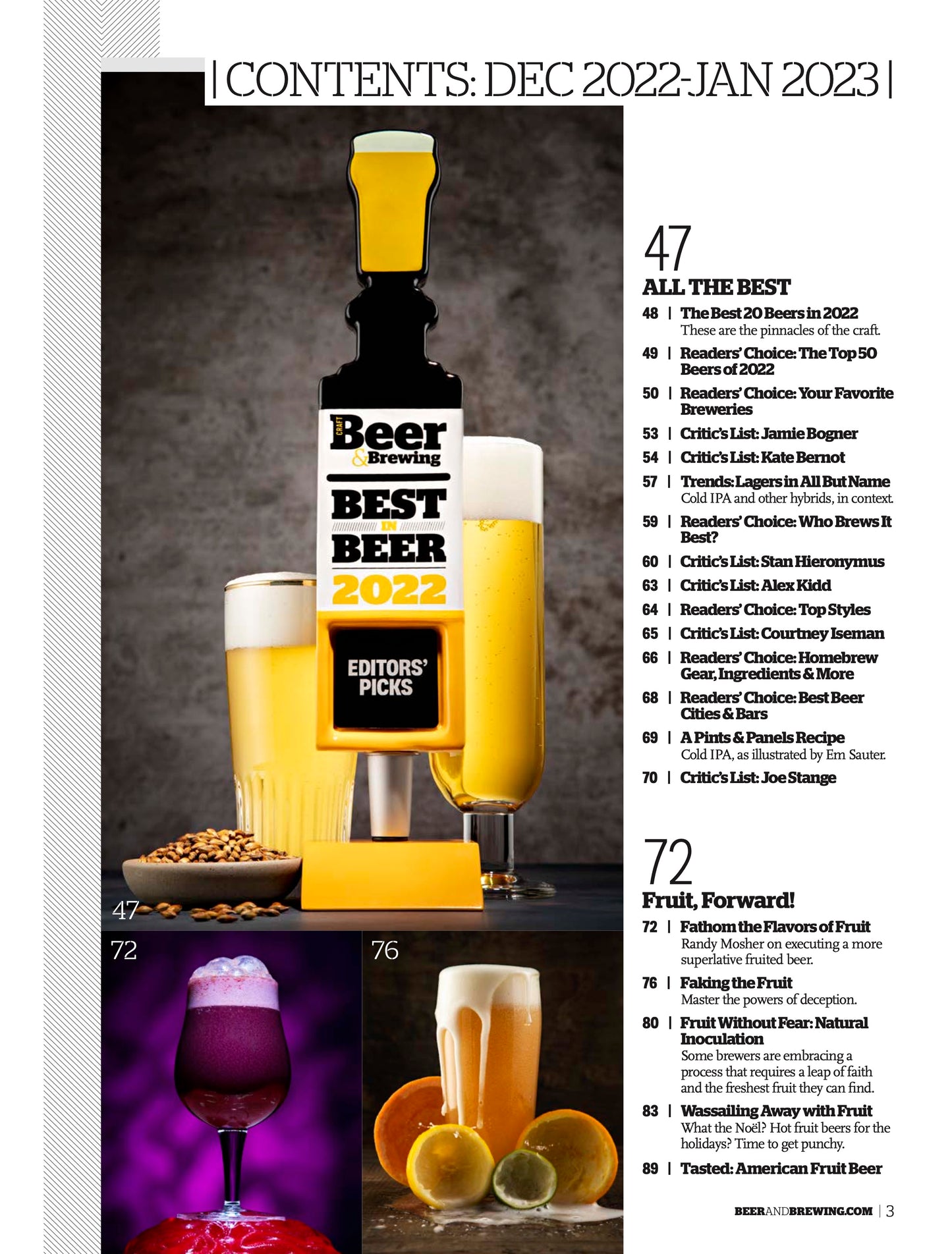 Best in Beer 2022 (December-January 2023)