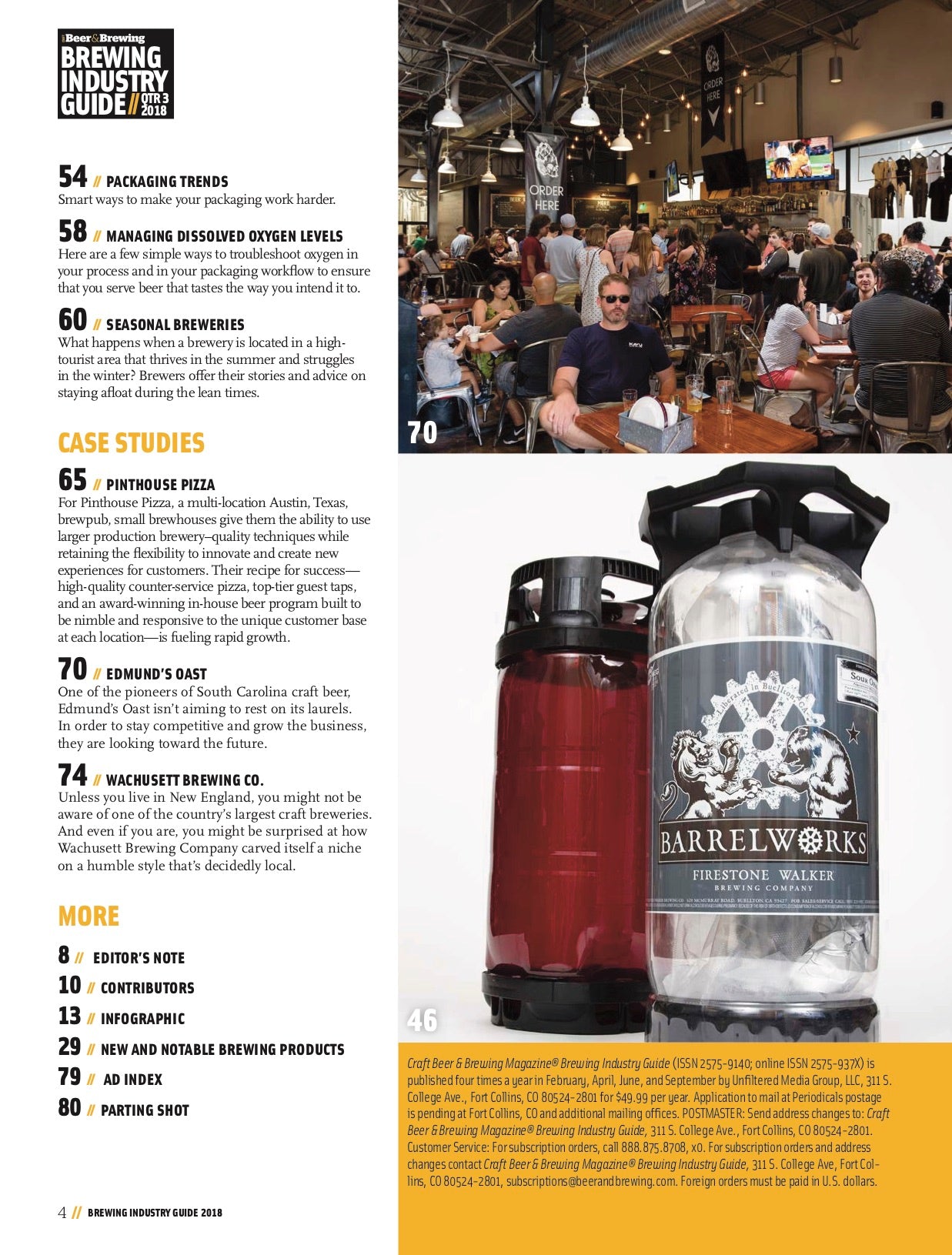 Brewing Industry Guide Q3-2018 (The Packaging Issue) - Craft Beer & Brewing