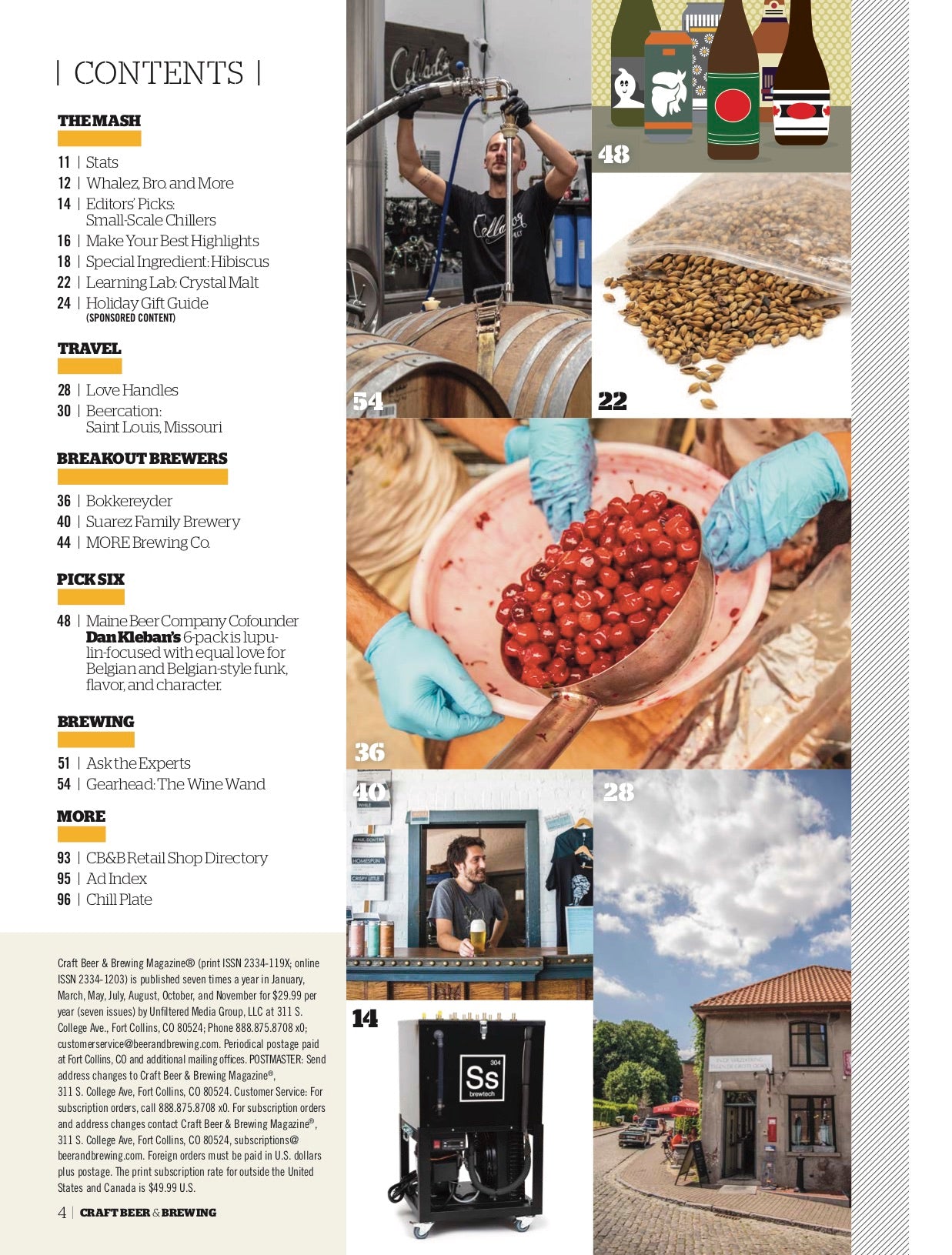 Tradition & Today (October-November 2018 Issue) - Craft Beer & Brewing