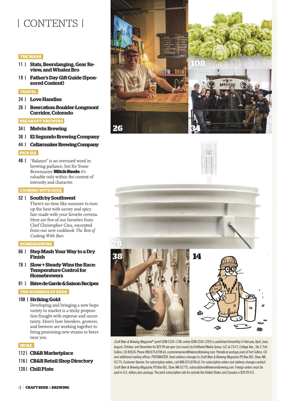 June-July 2016 Issue (Saison: Naturally Wild) - Craft Beer & Brewing