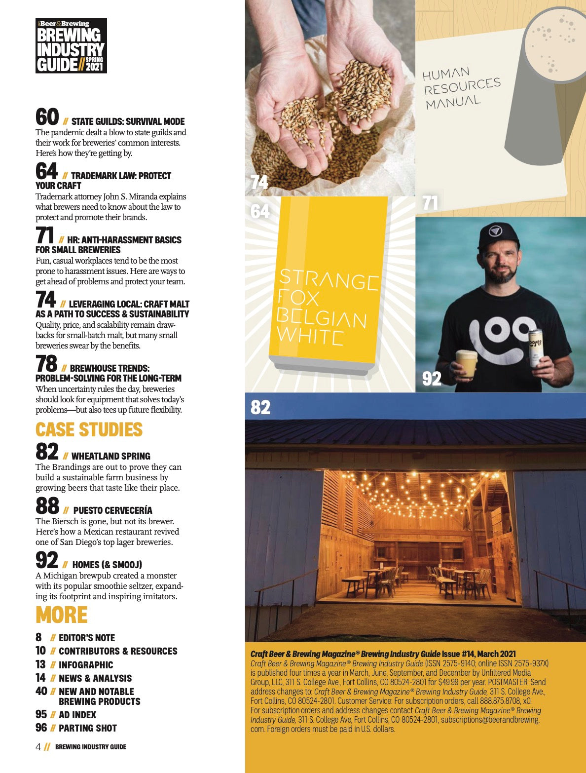 Brewing Industry Guide Spring 2021