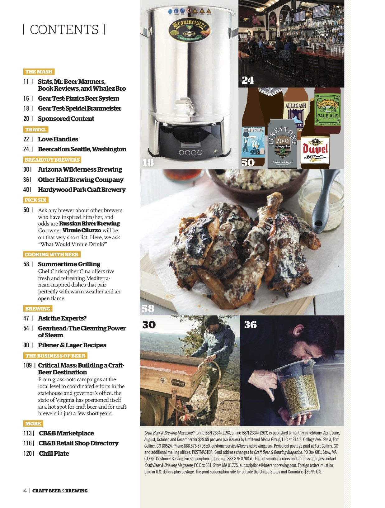 August-September 2016 Issue (Hoppy Lagers) - Craft Beer & Brewing