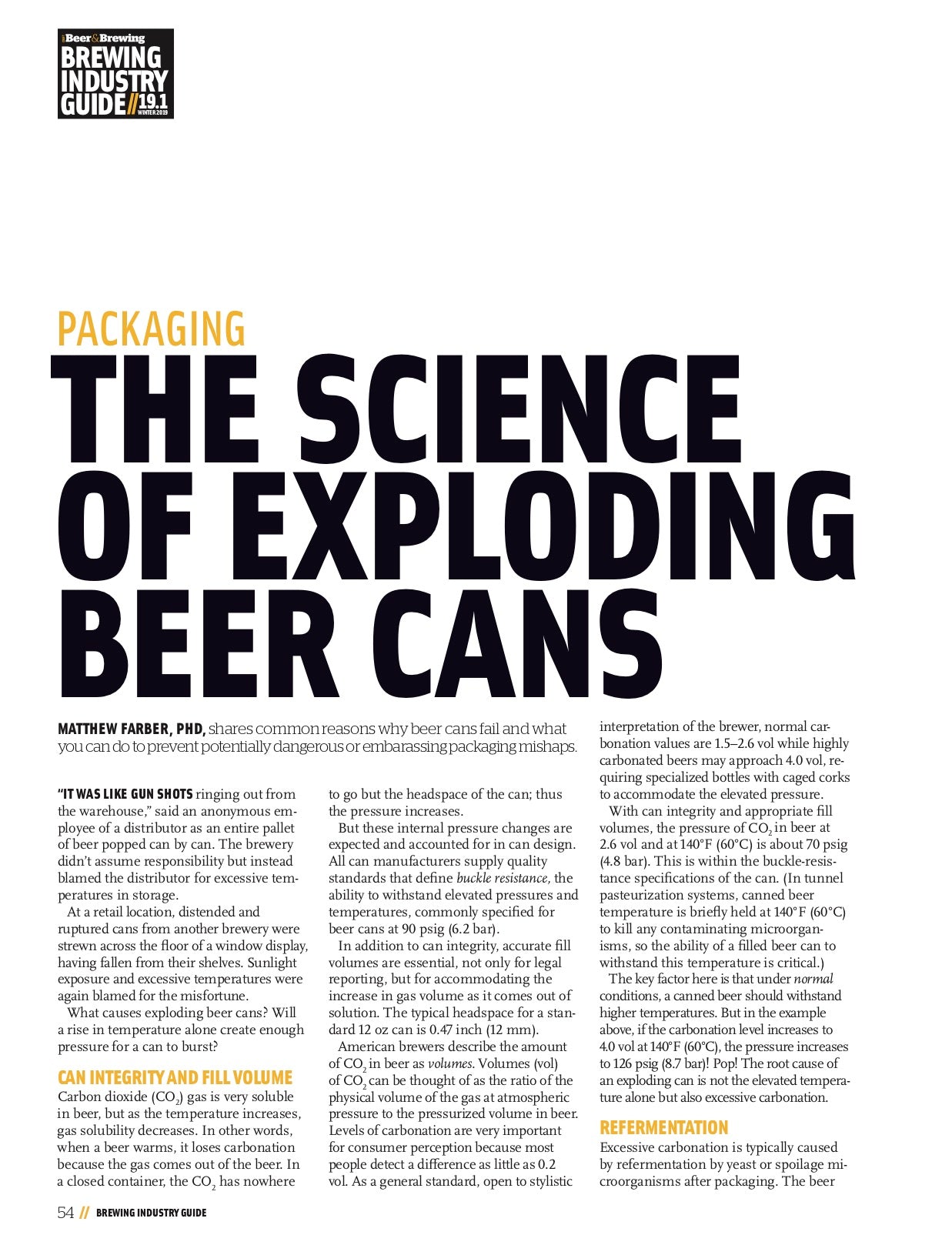Brewing Industry Guide 19.1 (The Ingredients Issue) - Craft Beer & Brewing