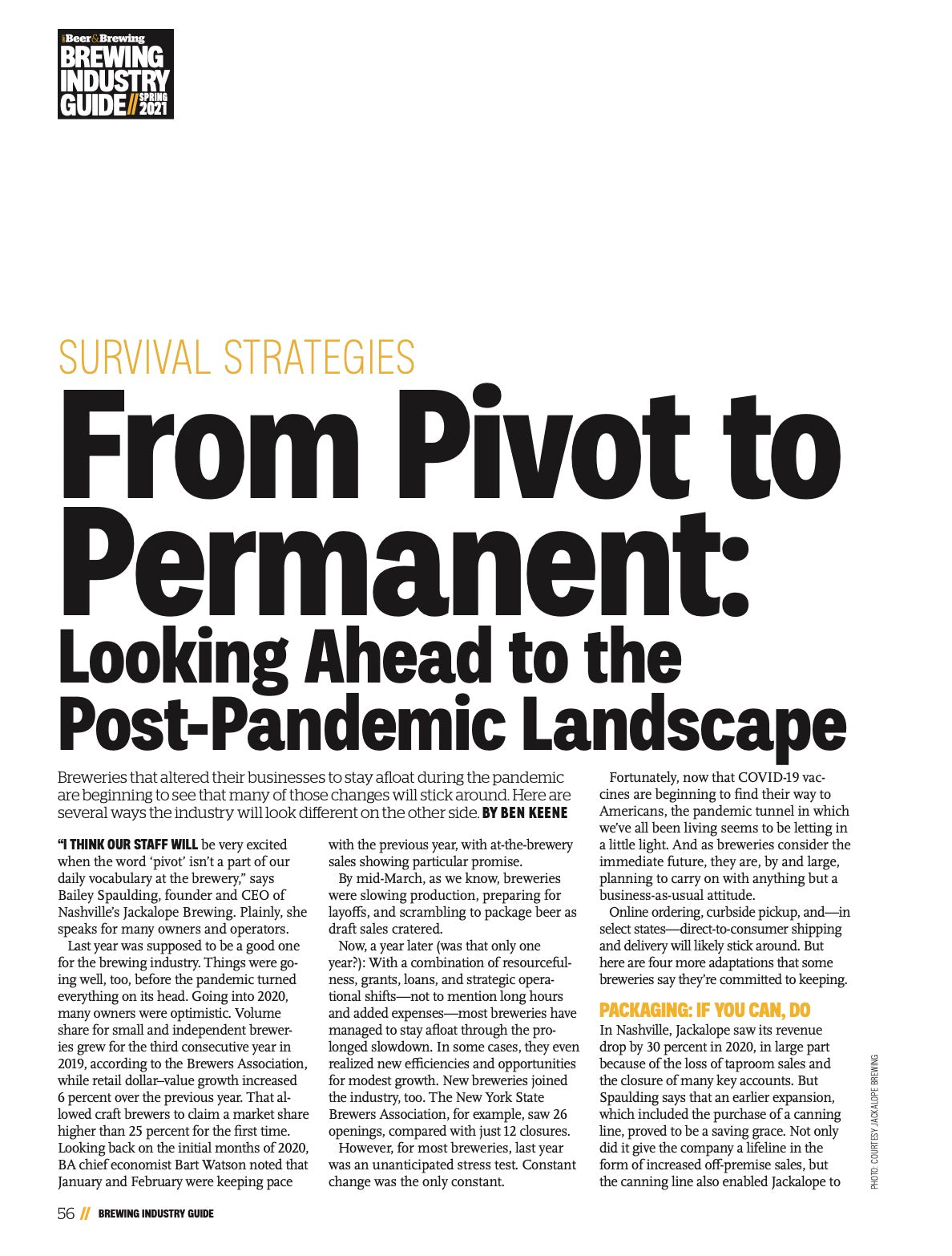 Brewing Industry Guide Spring 2021