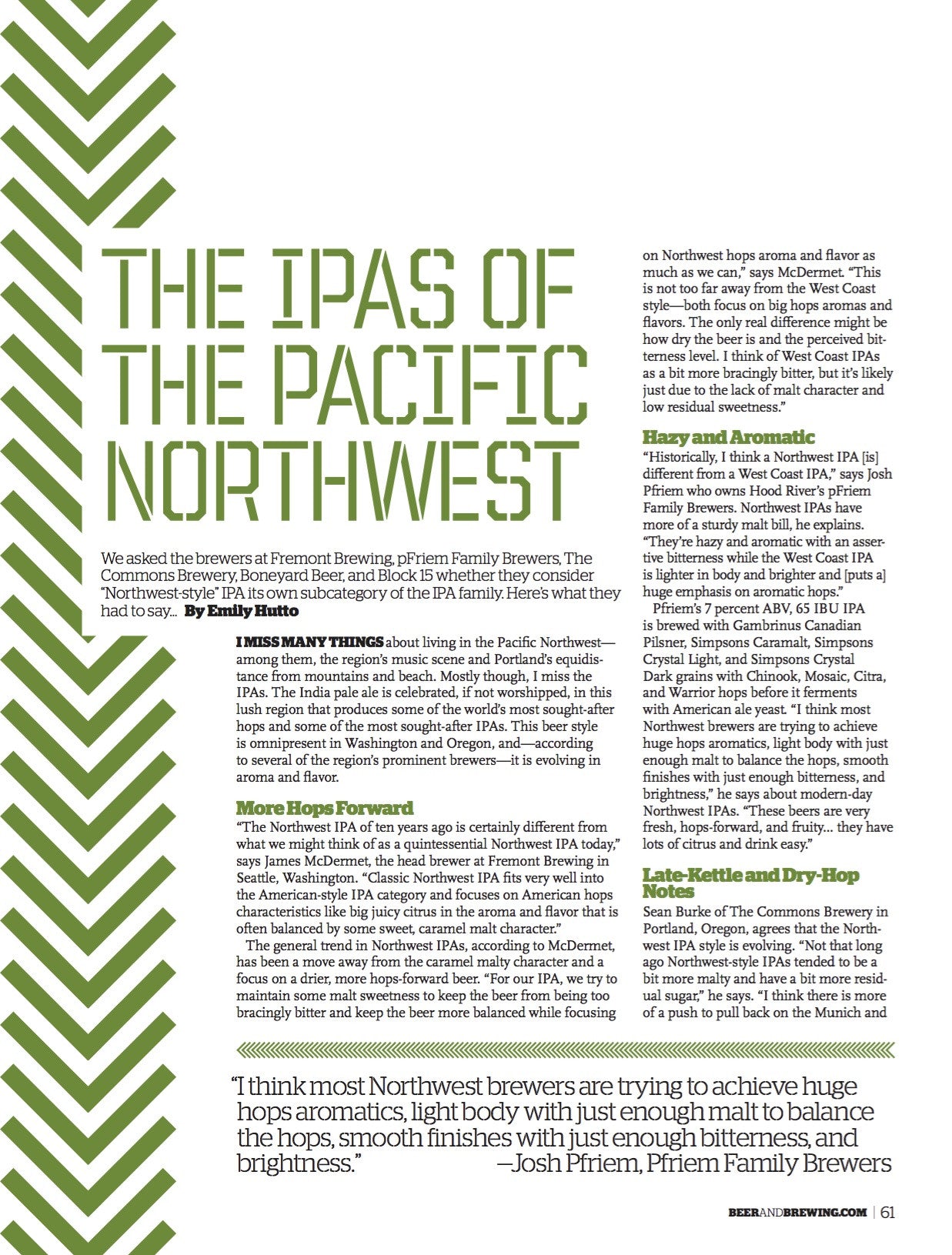 February-March 2016 Issue (United States of IPA) - Craft Beer & Brewing