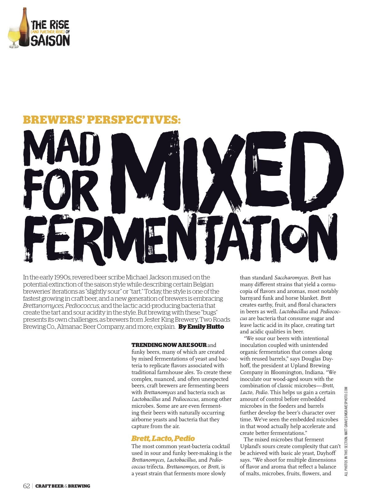 June-July 2016 Issue (Saison: Naturally Wild) - Craft Beer & Brewing