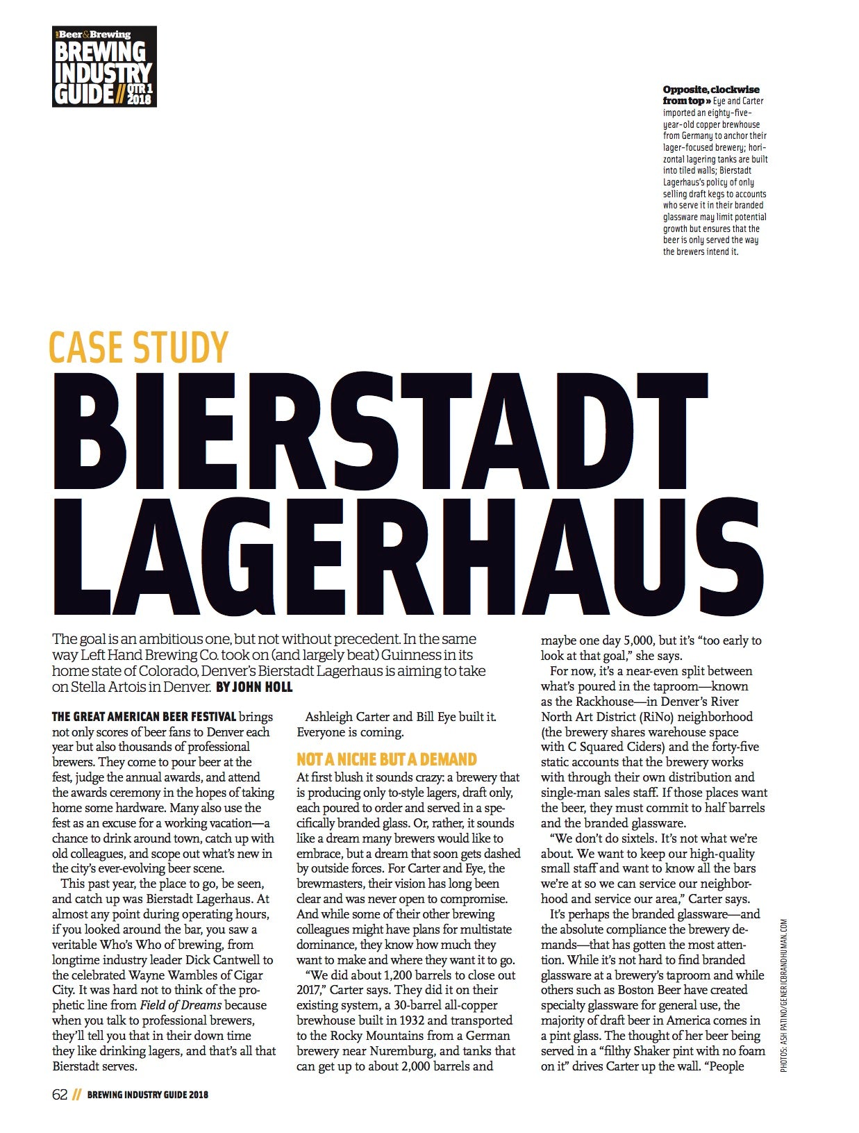 Brewing Industry Guide Q1-2018 (The Raw Ingredient Issue) - Craft Beer & Brewing