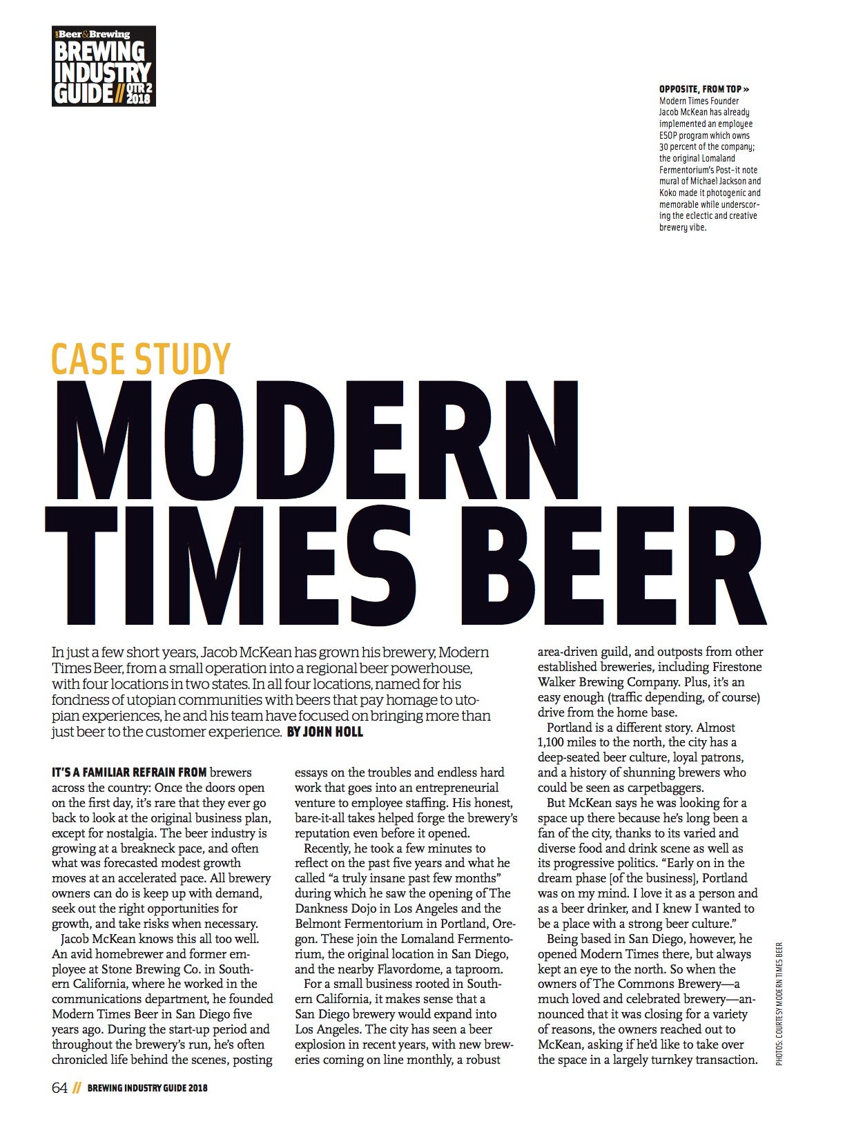 Brewing Industry Guide Q2-2018 (The Equipment Issue) - Craft Beer & Brewing