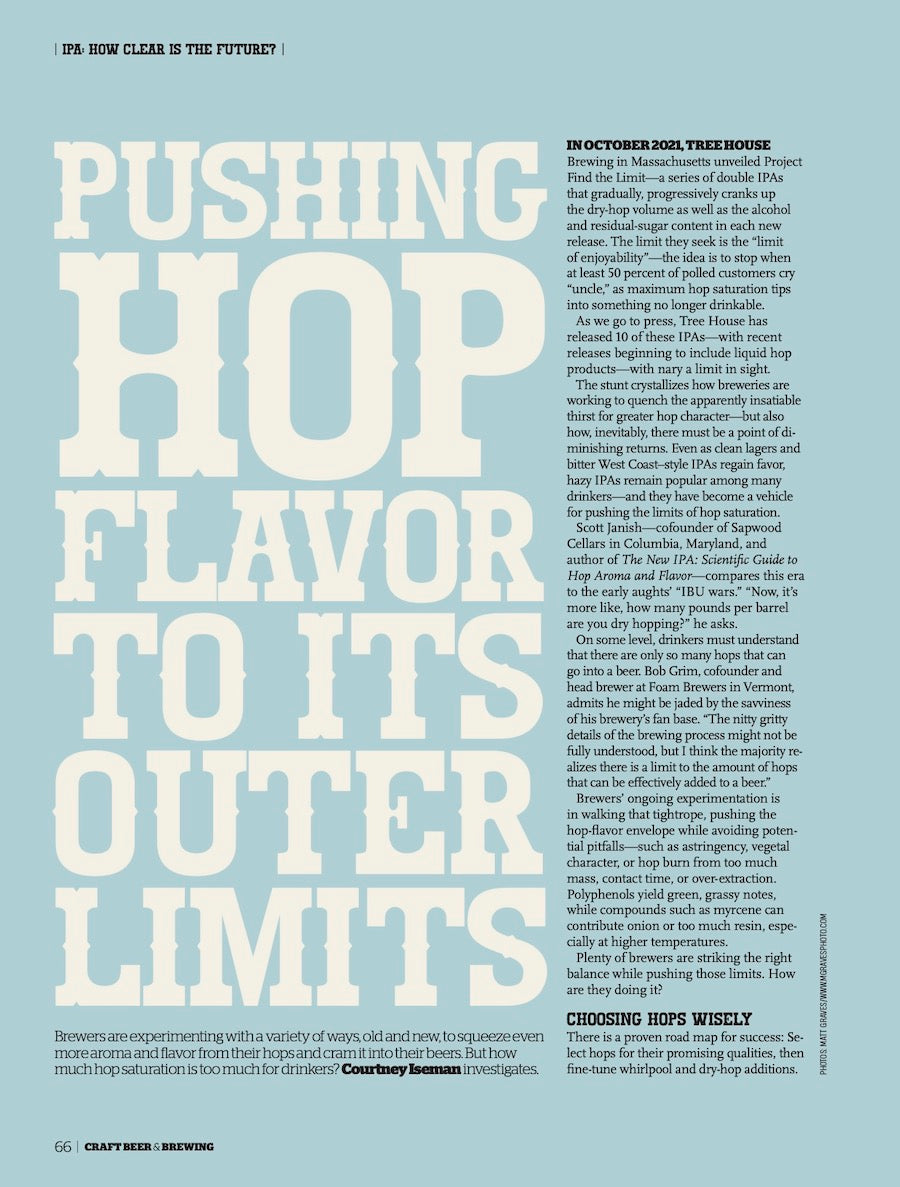 The IPA Issue: Cold IPA, New West Coast, Hop Saturation & More (August-September 2022)