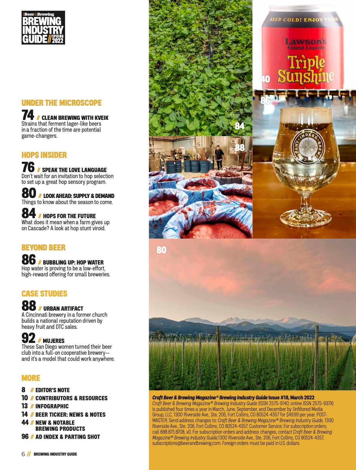 Brewing Industry Guide Spring 2022