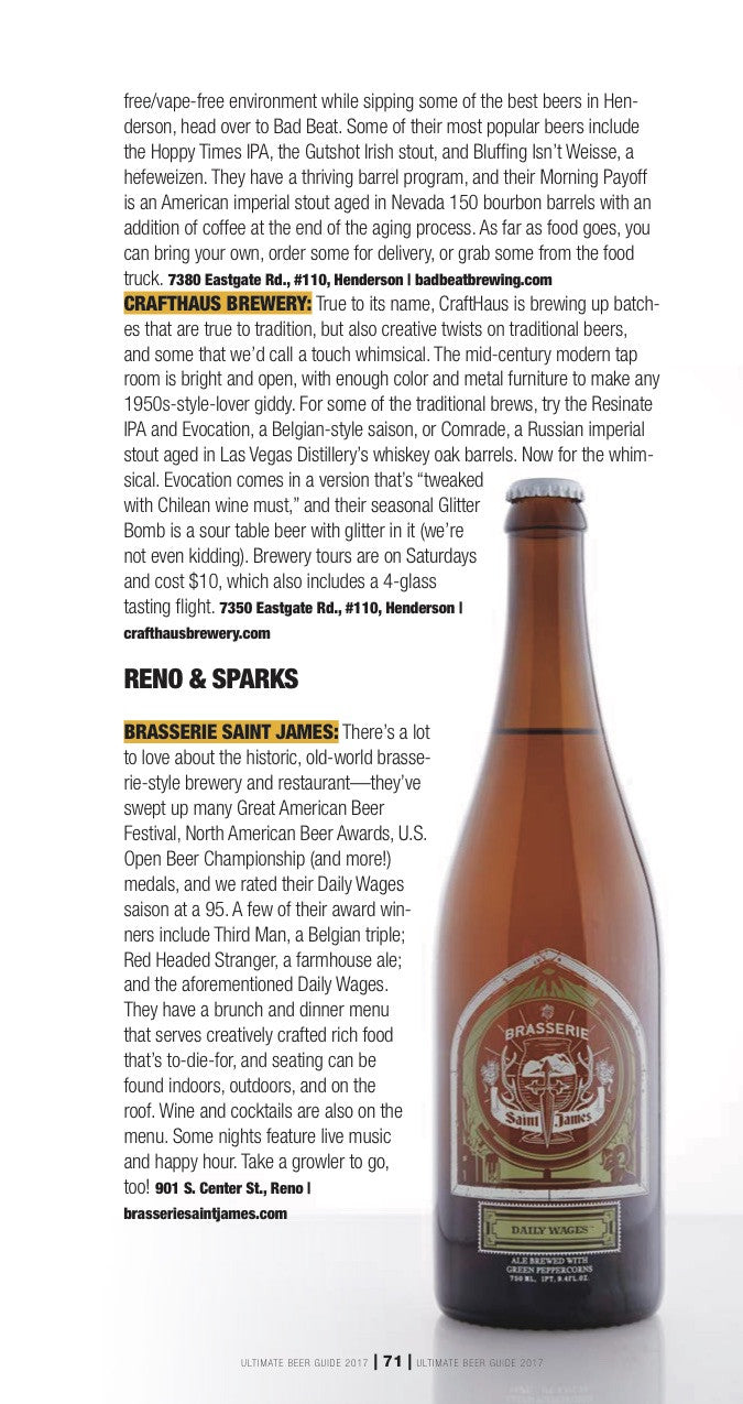 The Ultimate Beer Guide: Western Edition (PDF Download) - Craft Beer & Brewing