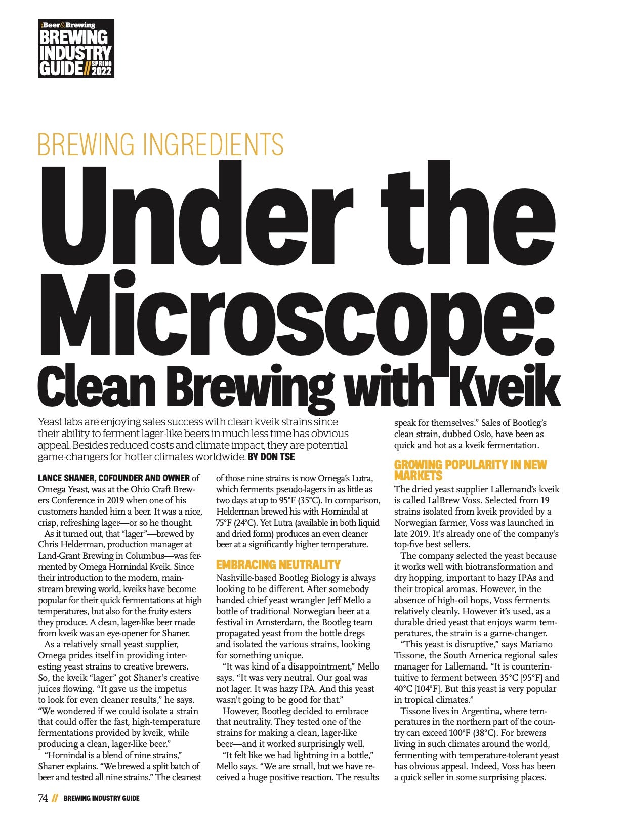 Brewing Industry Guide Spring 2022