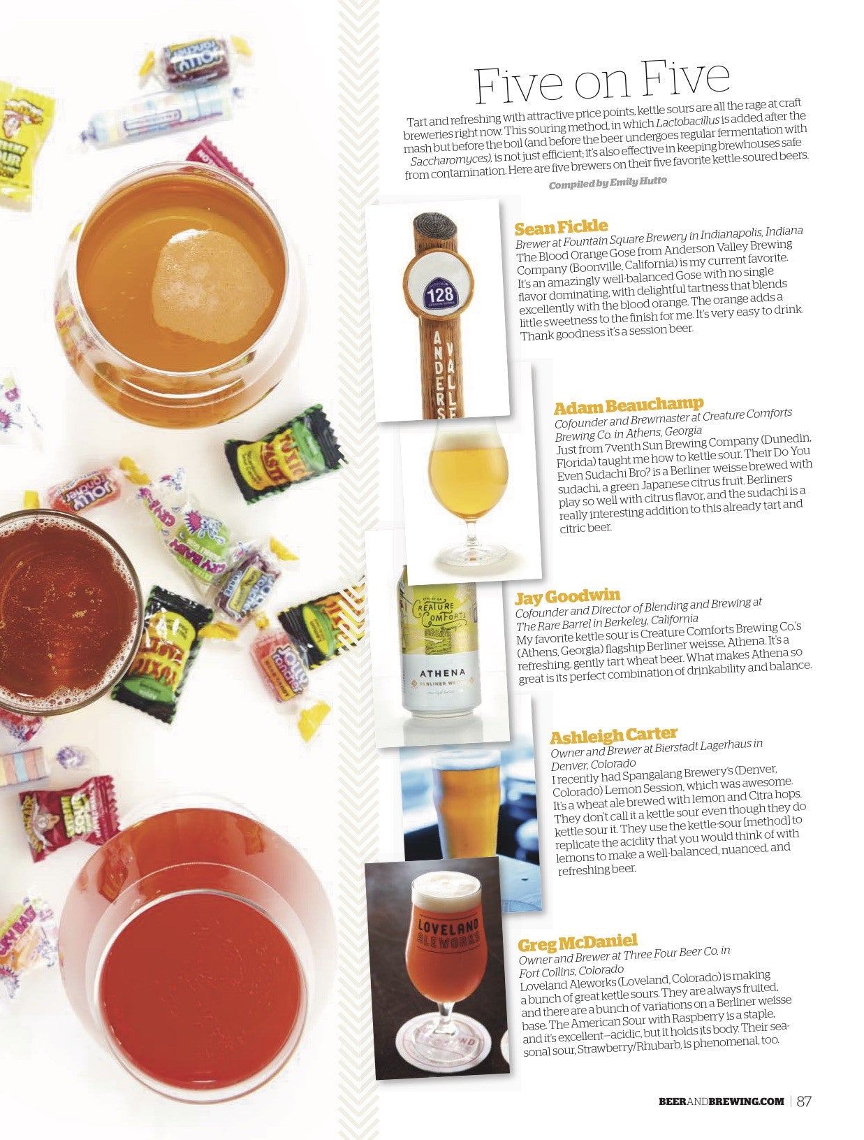 October-November 2016 Issue (The Art of Tart) - Craft Beer & Brewing