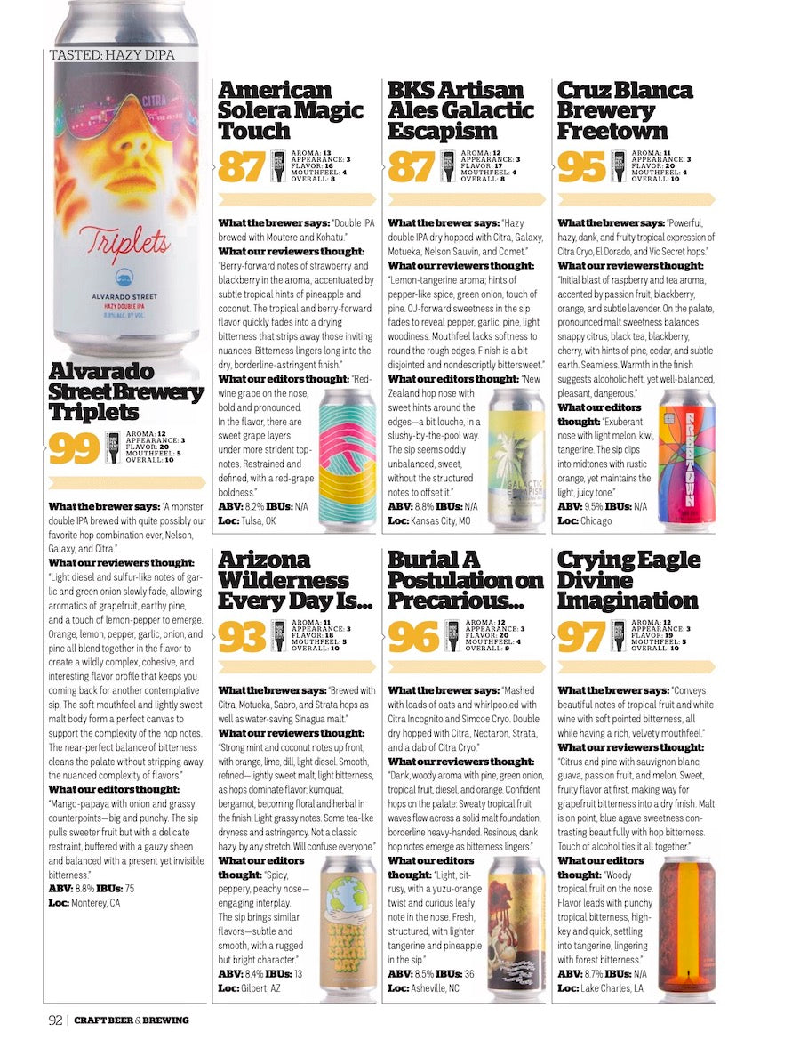 The IPA Issue: Cold IPA, New West Coast, Hop Saturation & More (August-September 2022)