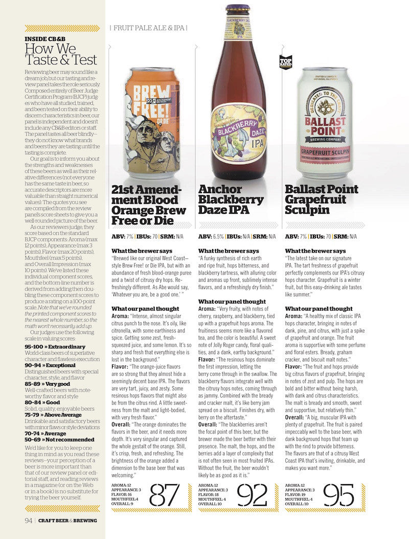 June-July 2017 Issue (Fruit in Beer) - Craft Beer & Brewing