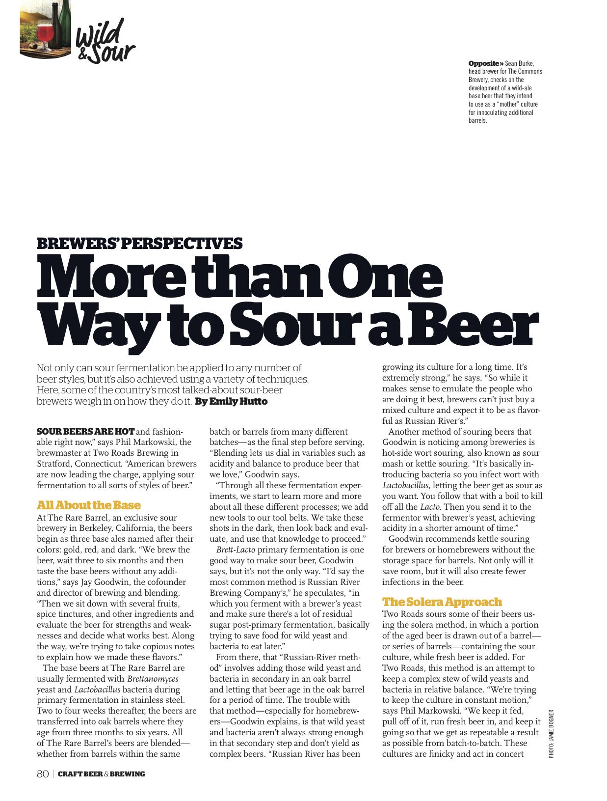 June-July 2015 Issue (Wild & Sour) - Craft Beer & Brewing