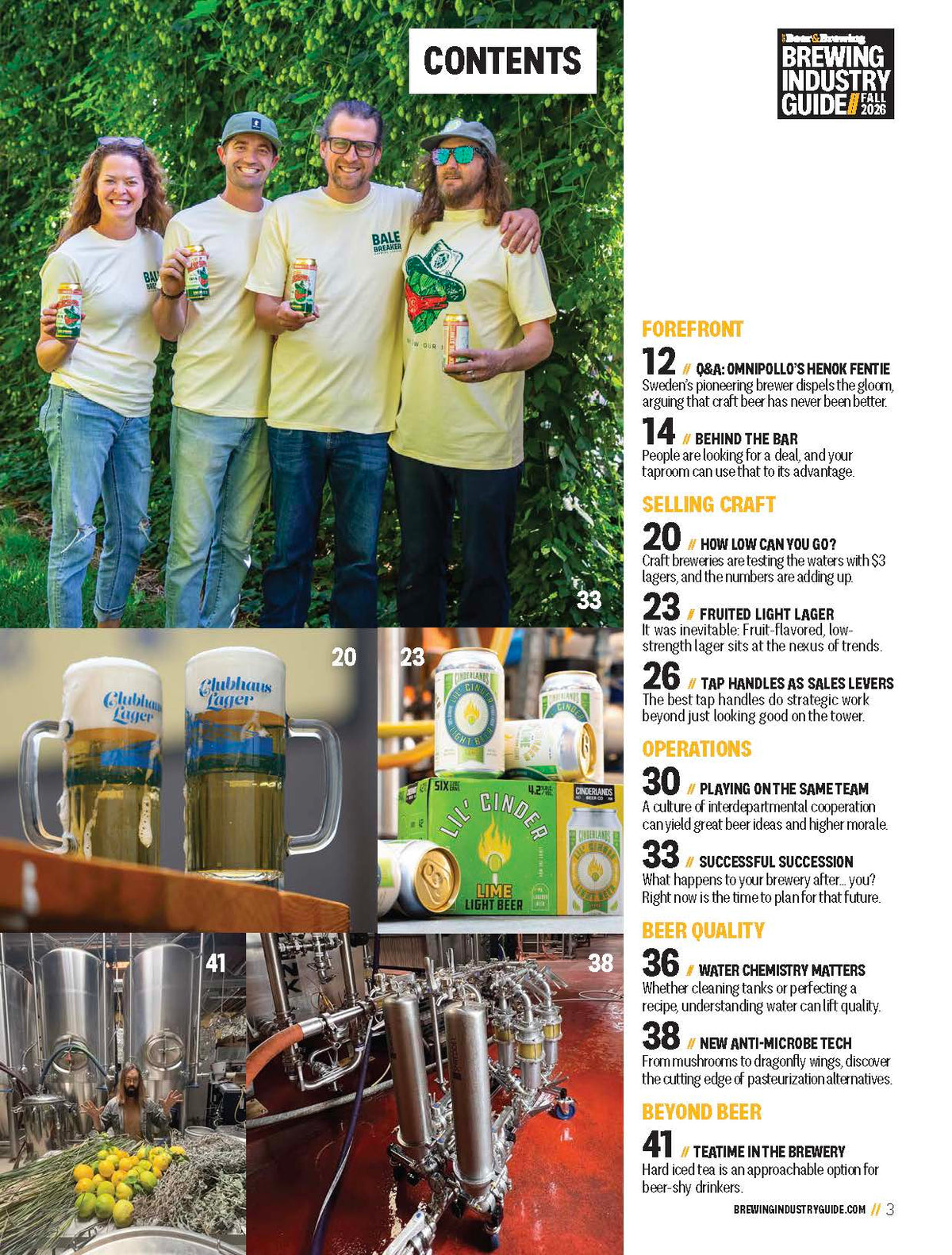 Brewing Industry Guide Fall 2026
