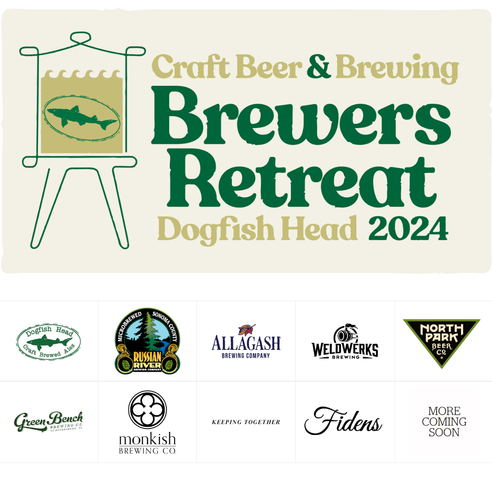 Brewers Retreat: Dogfish Head (Milton, DE, Oct 27-30, 2024)