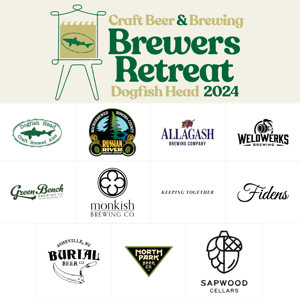 Brewers Retreat: Dogfish Head (Milton, DE, Oct 27-30, 2024)