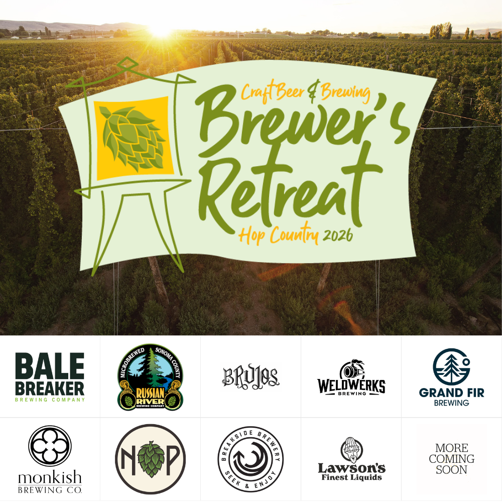 Brewers Retreat: Hop Country (Yakima, WA, Aug 23-26, 2026)