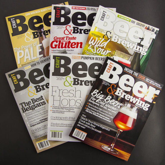 CB&B Magazine 2015 Print Bundle - Craft Beer & Brewing