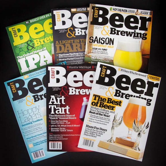 CB&B Magazine 2016 Print Bundle - Craft Beer & Brewing