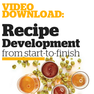 Recipe Development from Start-to-Finish  (Video Download) - Craft Beer & Brewing