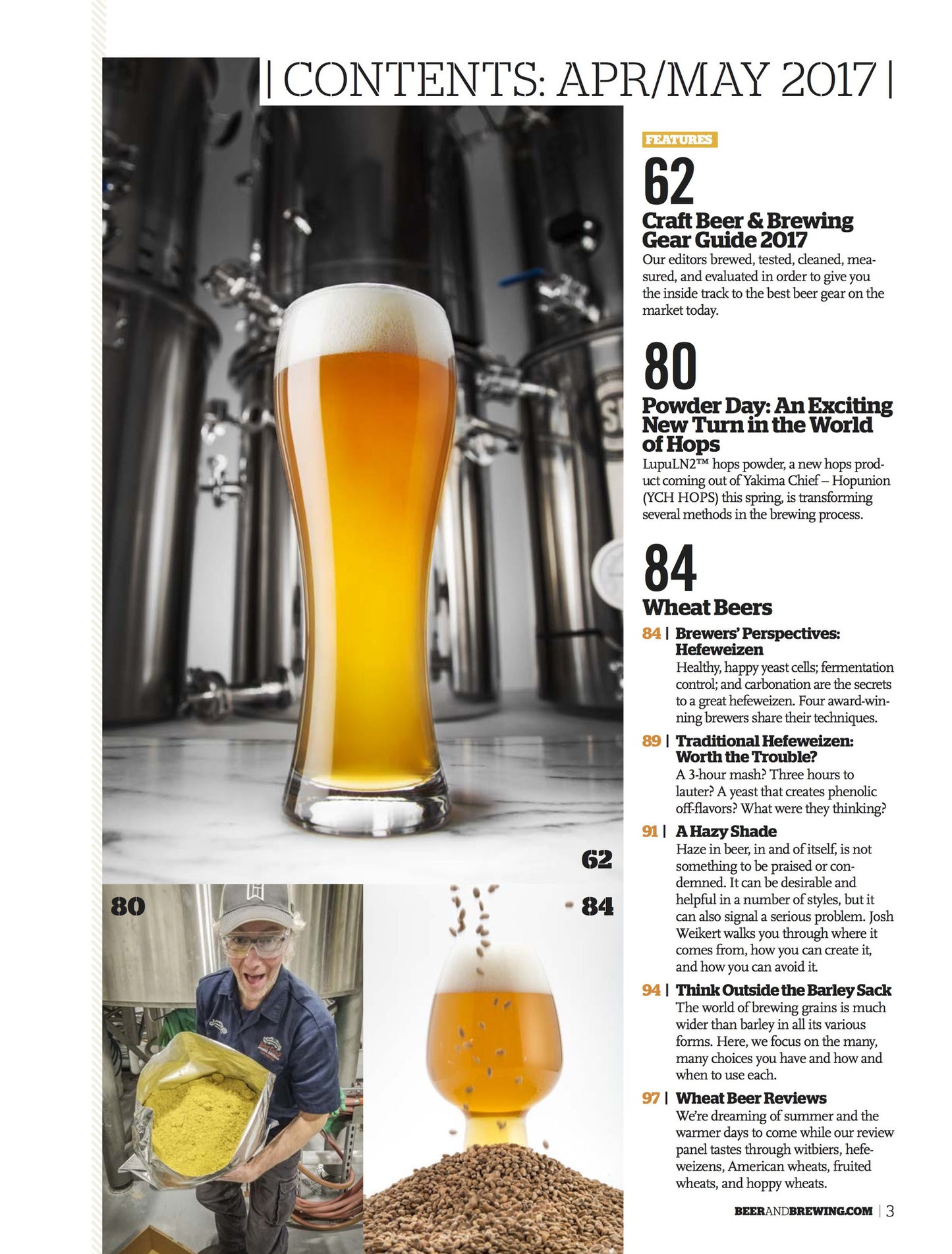 April-May 2017 Issue (The Gear Guide) - Craft Beer & Brewing
