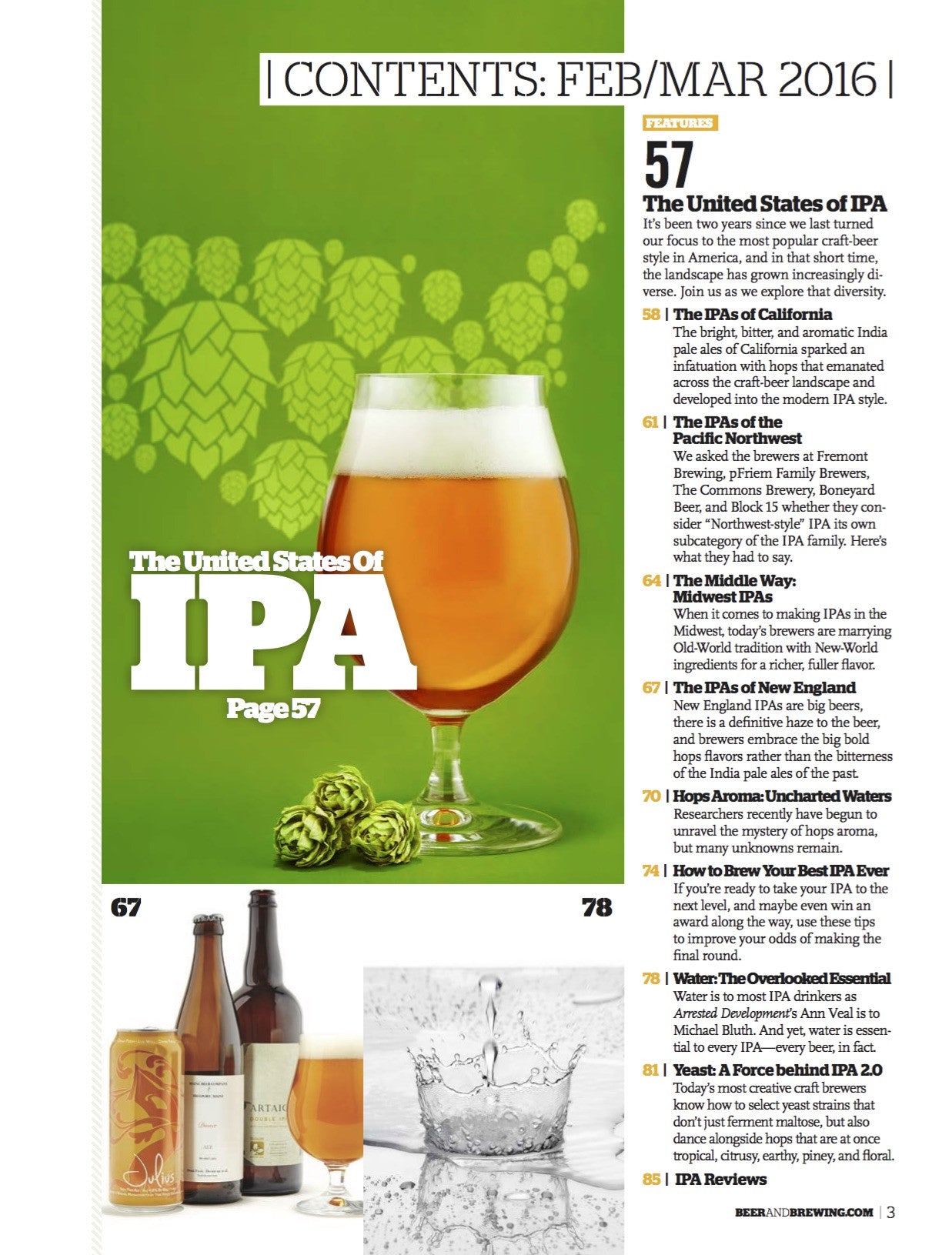 February-March 2016 Issue (United States of IPA) - Craft Beer & Brewing
