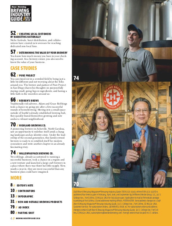 Brewing Industry Guide Q4-2018 (The Marketing Issue) - Craft Beer & Brewing