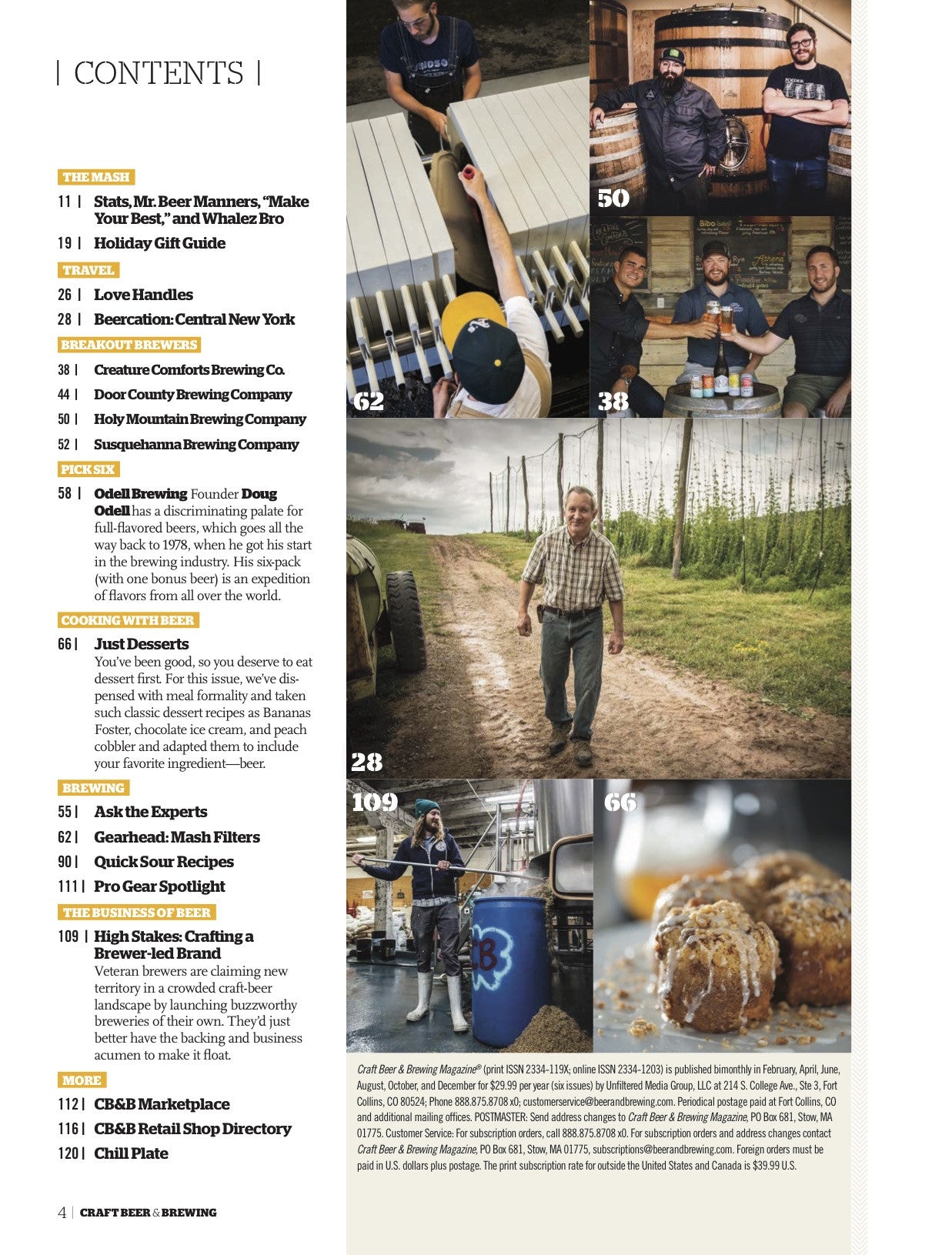 October-November 2016 Issue (The Art of Tart) - Craft Beer & Brewing